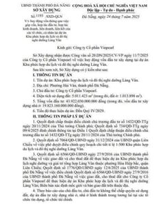 Pháp lý Vinhomes Hải Vân Bay