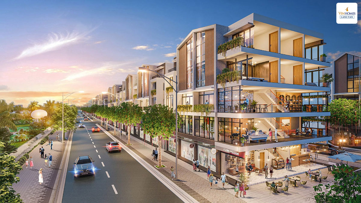 Shophouse Vinhomes Làng Vân