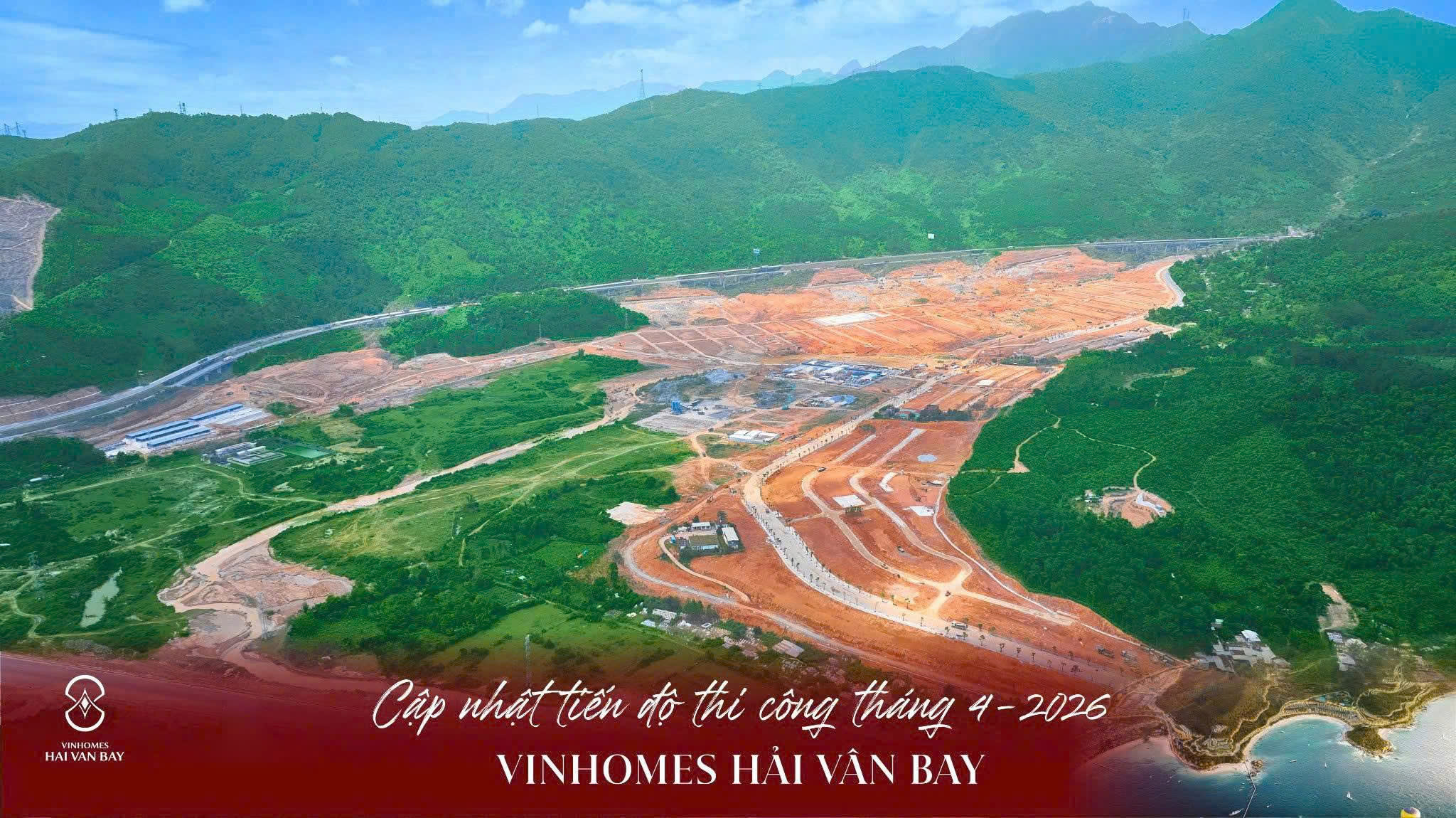 Tiến độ Vinhomes Làng Vân phân khu Bạch Vân tháng 4.2026