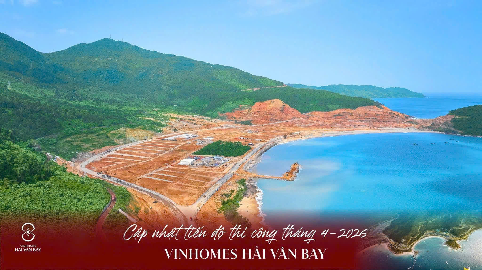 Tiến độ Vinhomes Làng Vân phân khu Đảo Ngọc tháng 4.2026 