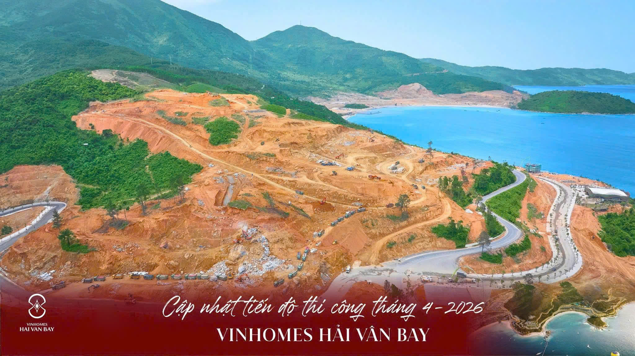 Tiến độ Vinhomes Làng Vân phân khu Vịnh Mây tháng 4.2026