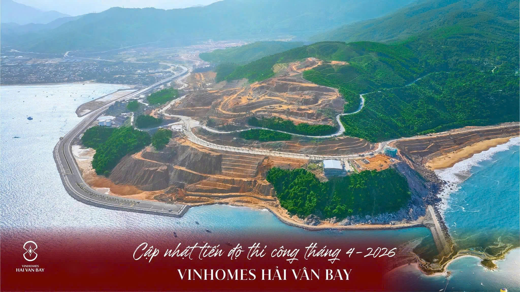 Tiến độ Vinhomes Làng Vân phân khu Vịnh Mây tháng 4.2026